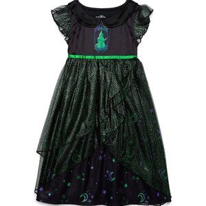 WICKED The Movie ELPHABA Fantasy Gown Black And Green TODDLER GIRL SIZE 3T NEW